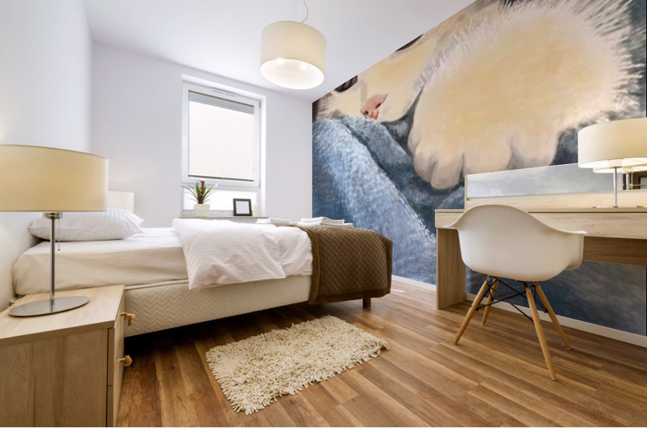 Cute cat Mural print