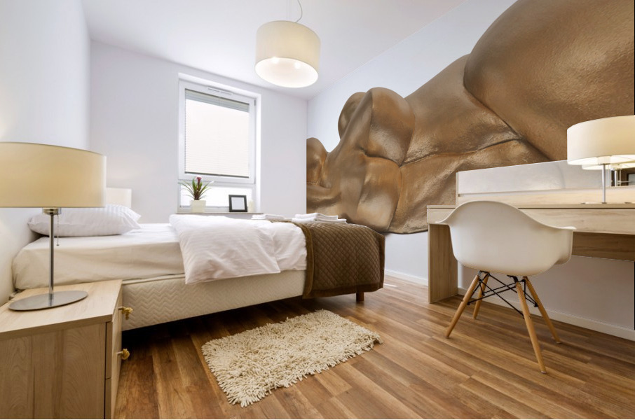 GoldenNude1 Mural print