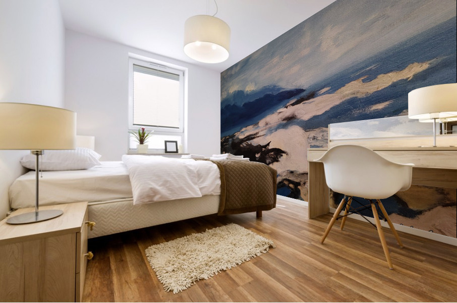 OCEAN BLUE BEAUTY Mural print