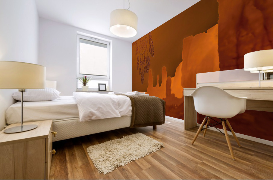 Desert Spires Mural print