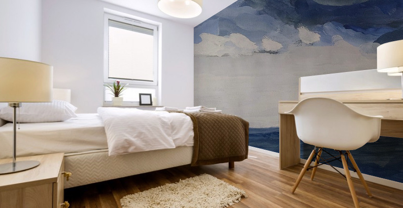SEA BLUE Mural print