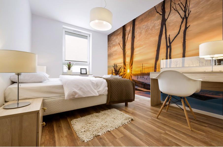 Sunrise at Manasquan 2 Mural print