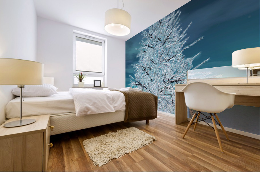 Christmas Moonlight Mural print