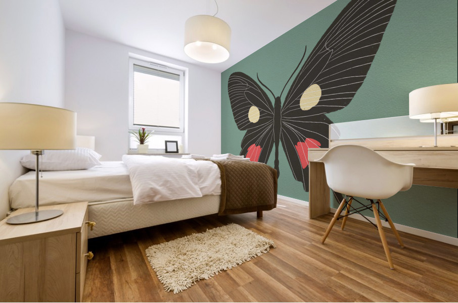 butterfly Mural print