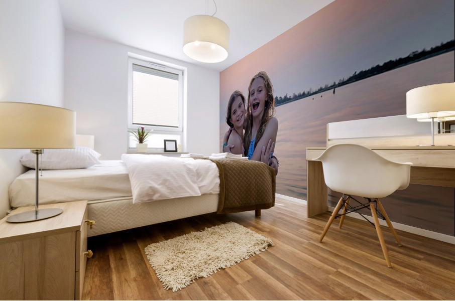 K and A  8x10 canvas   Mural print