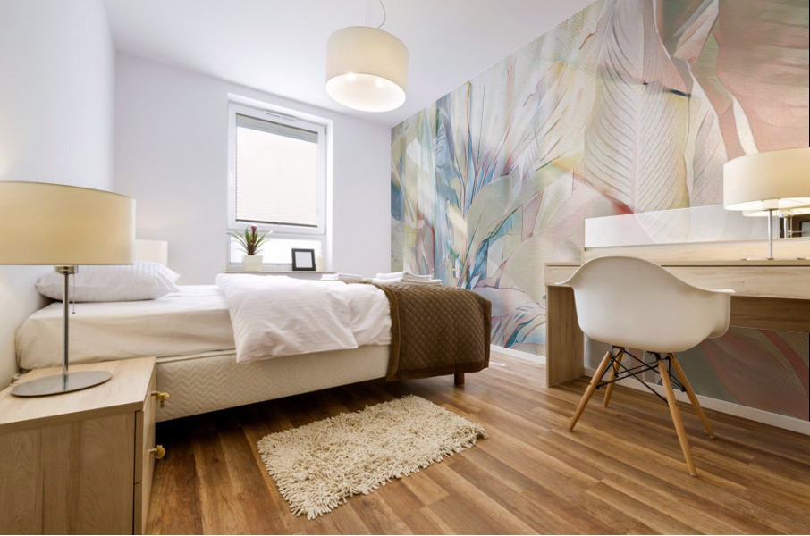 light leaf Mural print