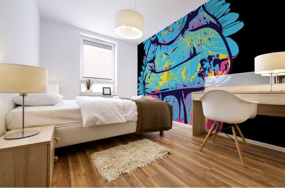 Splashed Mural print