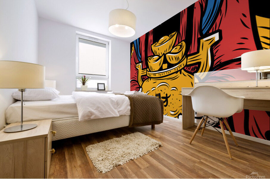 Confucius Mural print