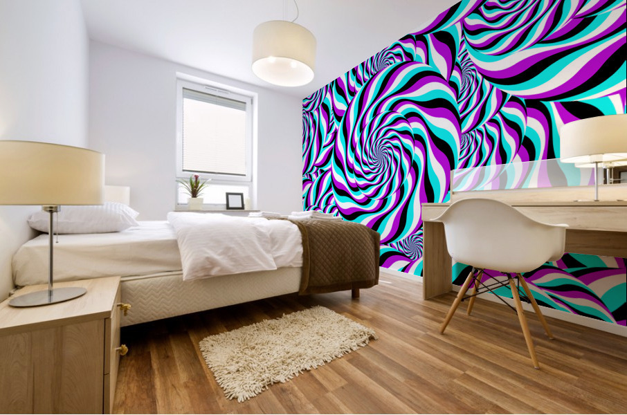 Hypnotic Art I Mural print