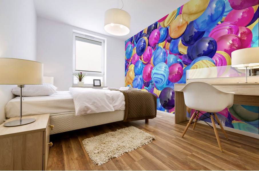 Marbles II Mural print