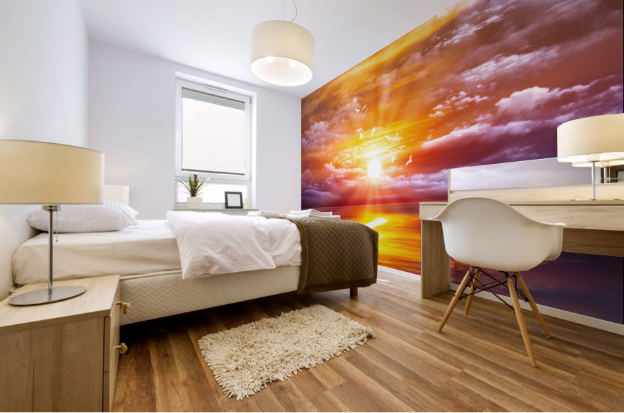 Heavens Sunset Mural print