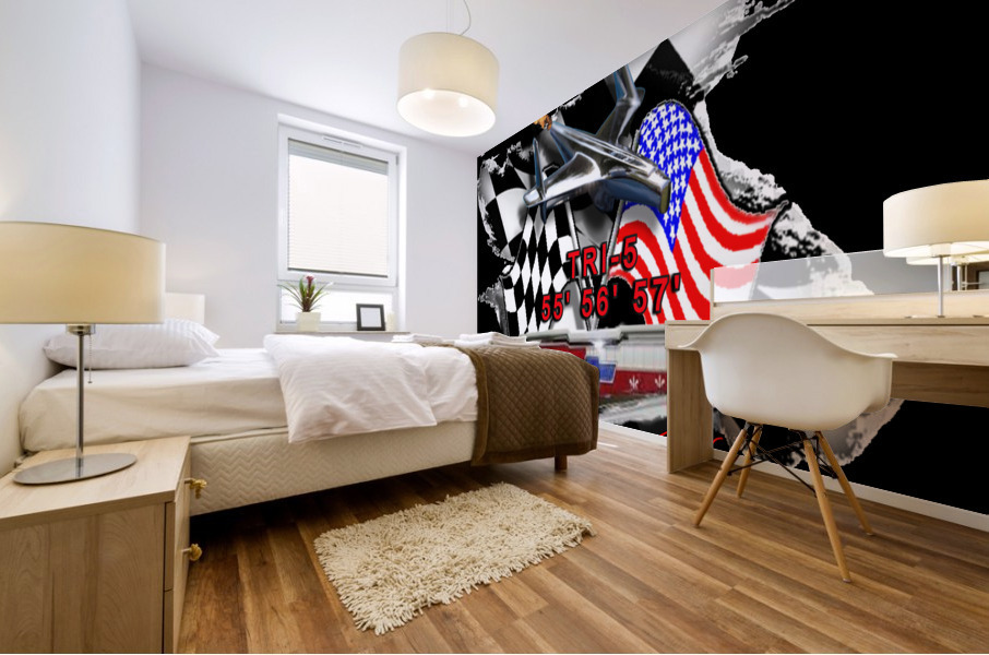 Vintage Tri-5  Mural print