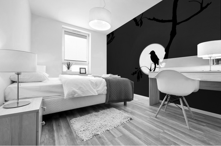 Nightingale of my dreams Mural print