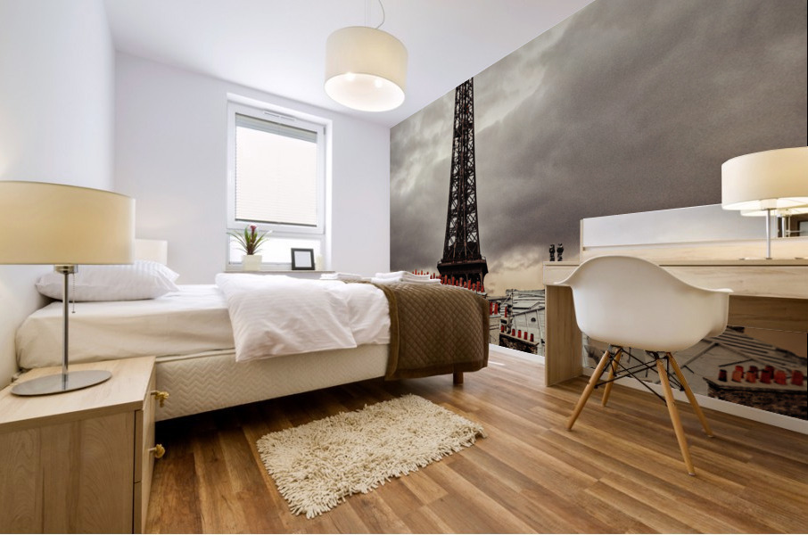 City of chimneys. Mural print