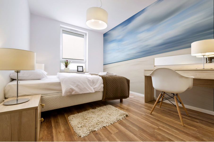 birds at the seaside Mural print