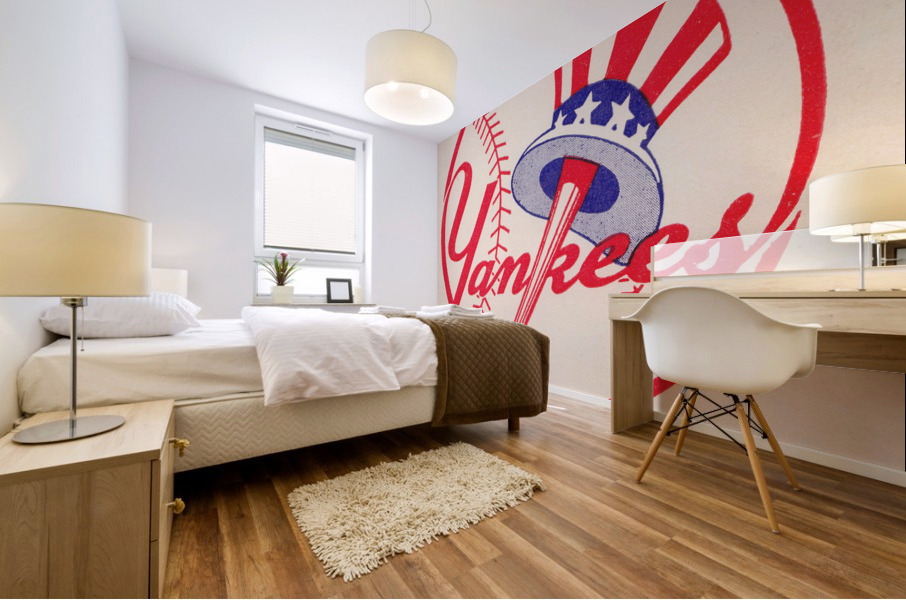 1950s New York Yankees Vintage Decal Art Mural print