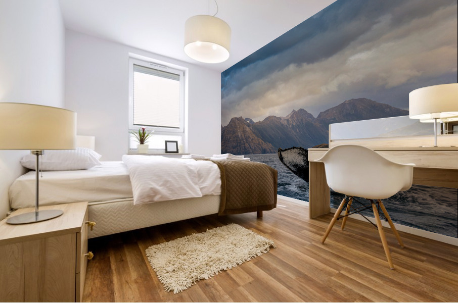 Whale Watching Mural print