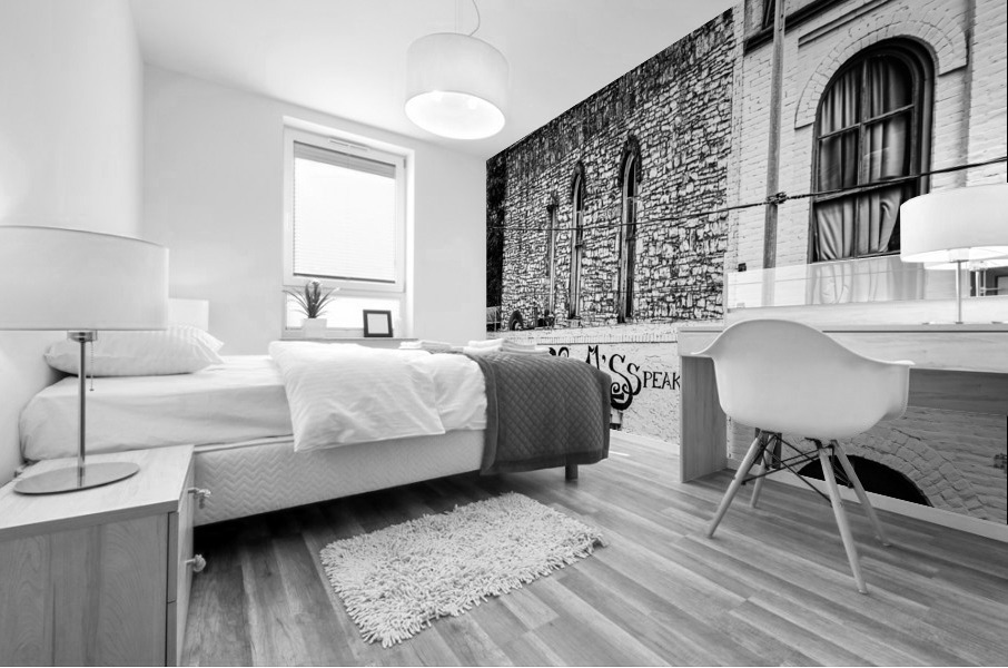 Speakeasy Music Scene Mural print