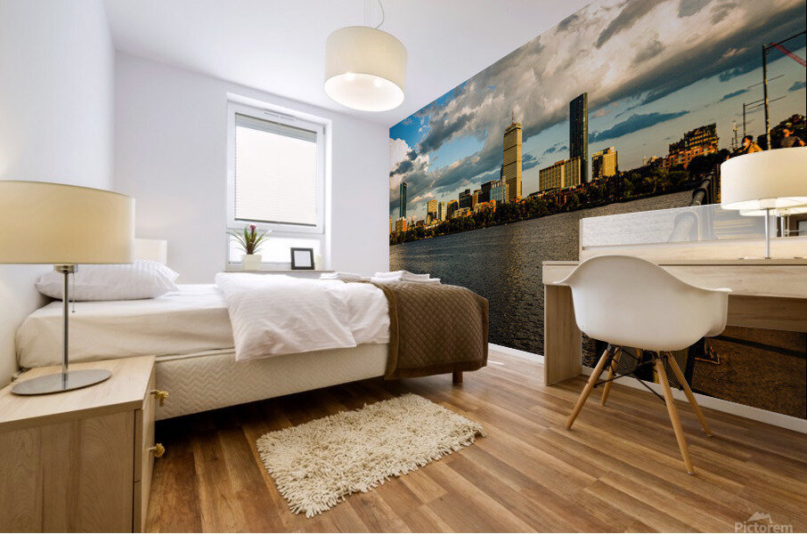 Boston Golden Hour Mural print