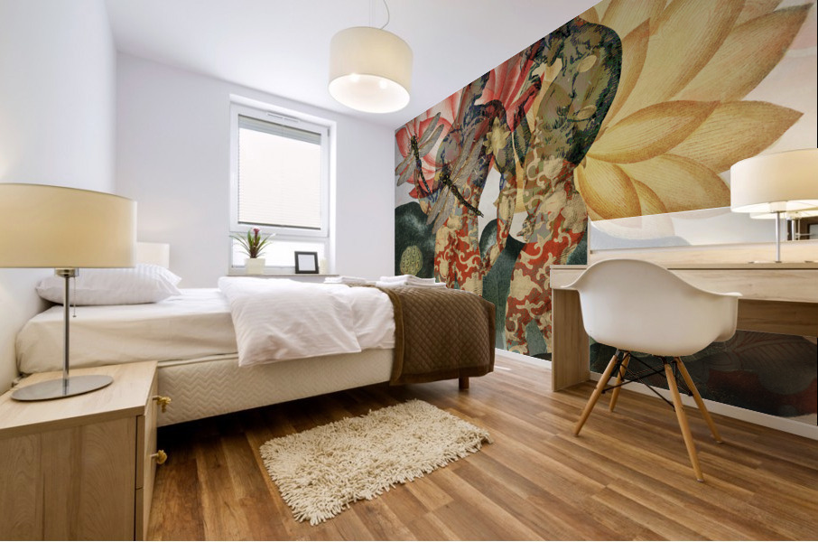 Loving Lotus Mural print