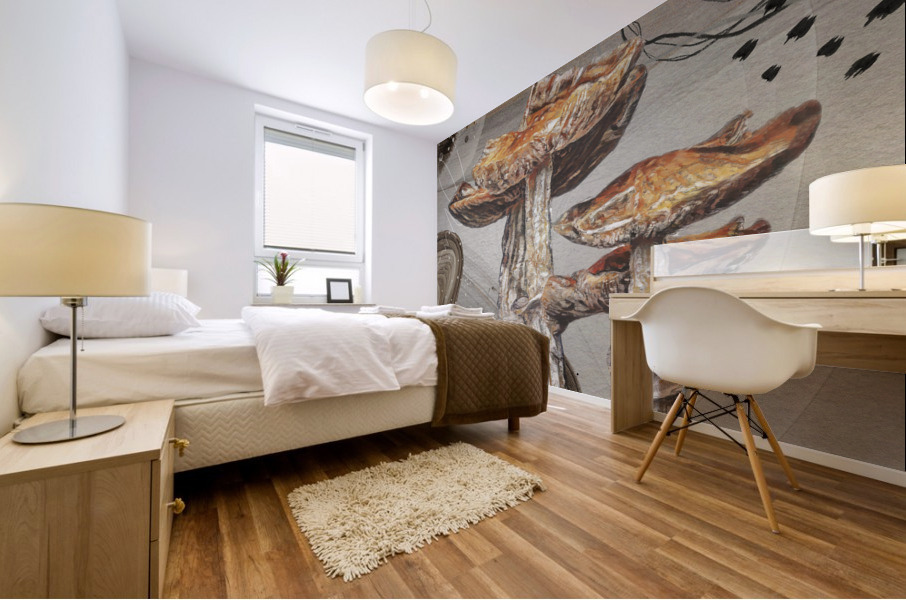 Magic Mushroom Mural print