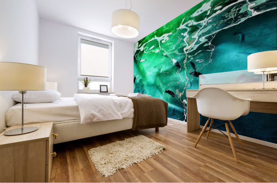 Light Swimming Mural print