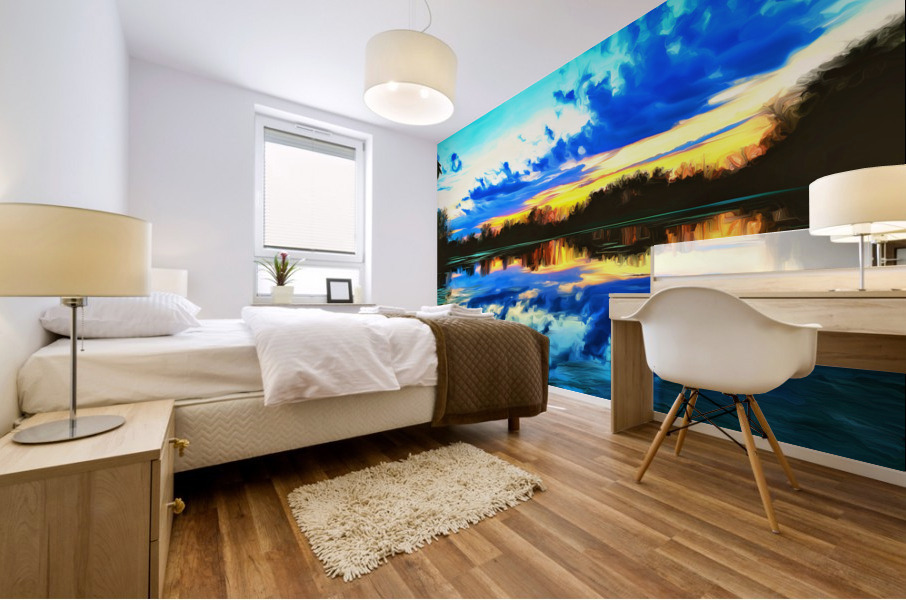 Glass Sky Mural print