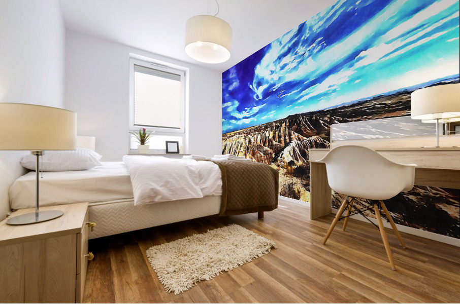 A Good Day In The Badlands Mural print