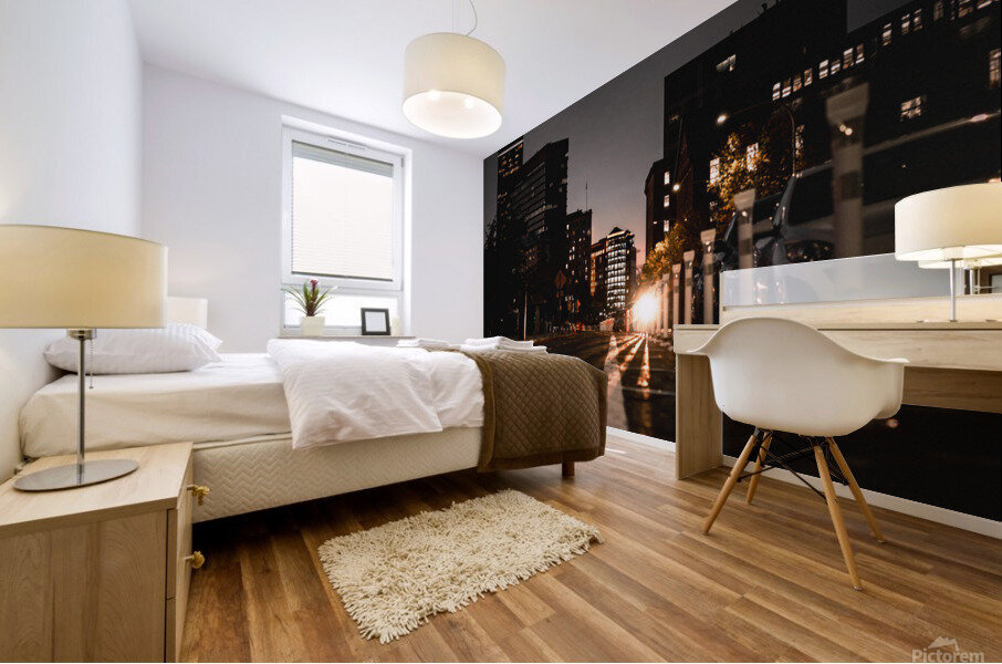 Streets of Providence Mural print