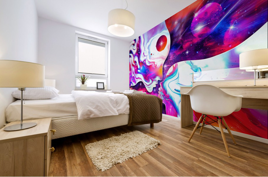 Universe Of Love Mural print