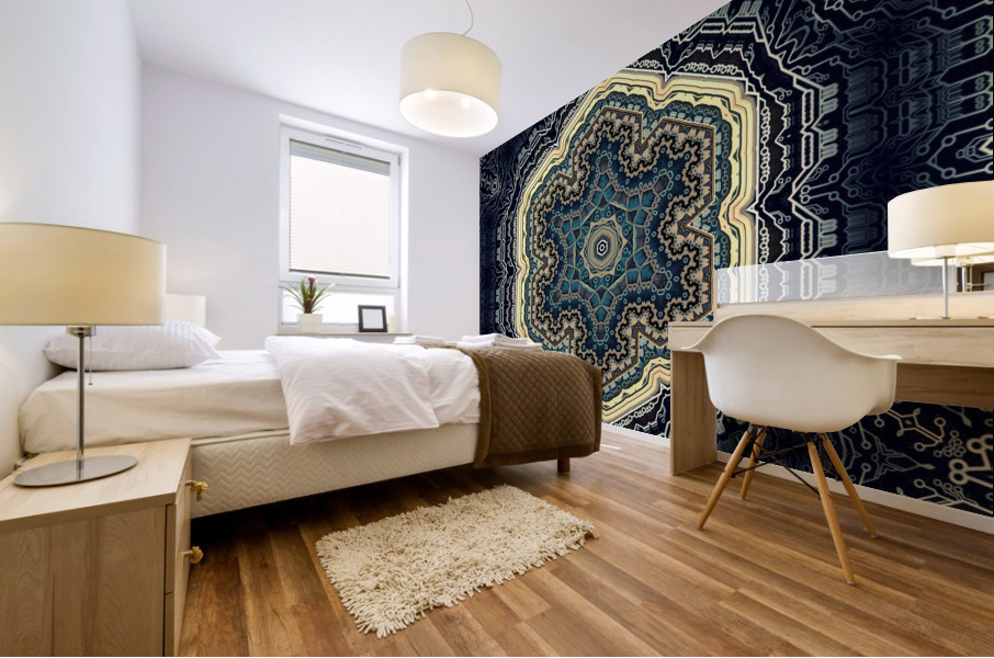 Fractaling Pattern v1 Mural print