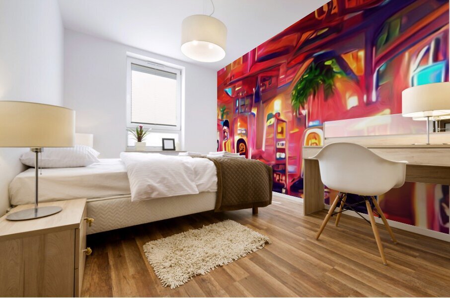 Fun Times At Casino Mural print