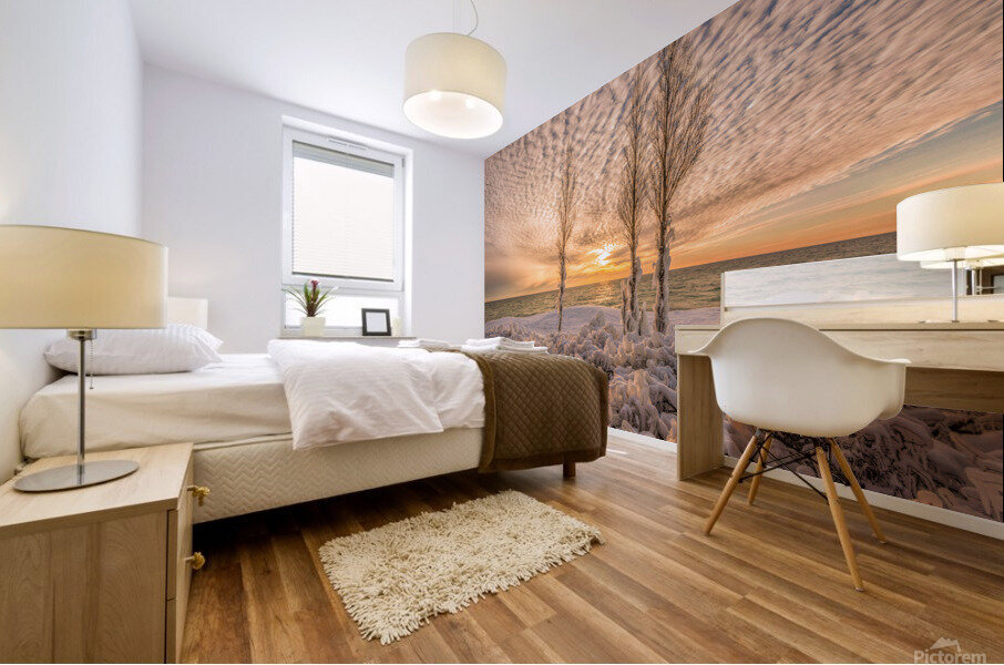 Betsie in Gold Mural print