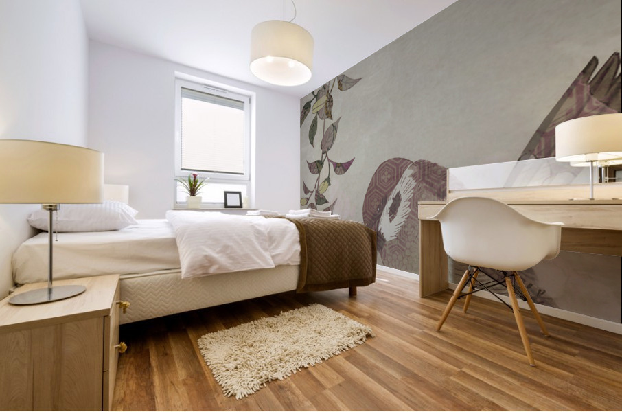 Feeding Time Mural print