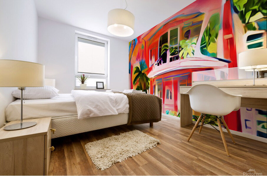 Hemingway’s Key West House Mural print