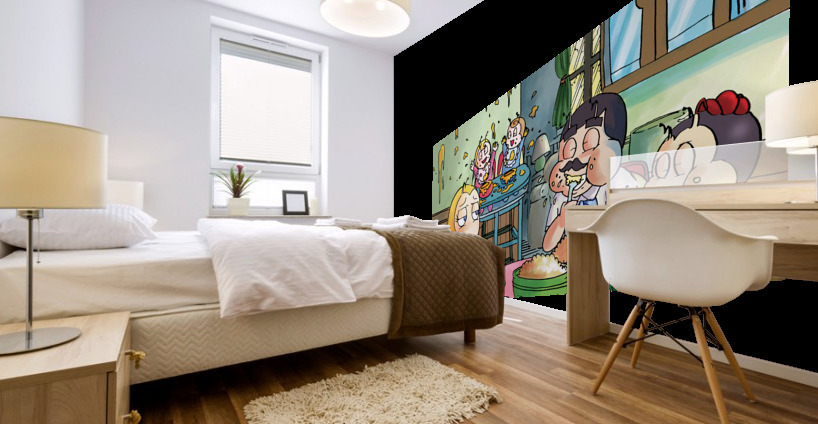 So Not an Emily Post Moment - Bee Family -  2022 Release Mural print