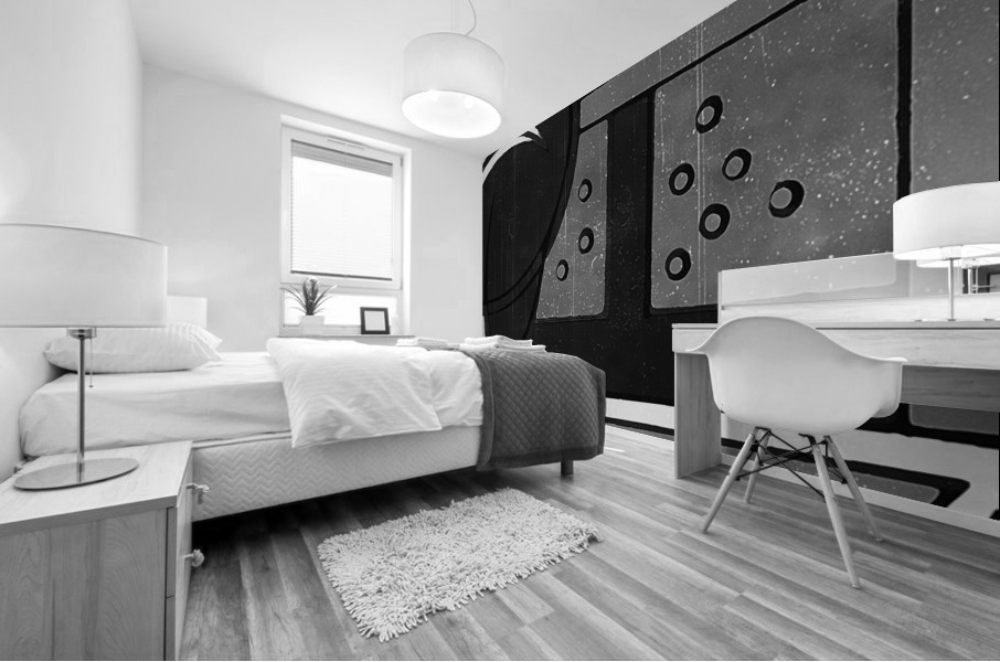 1977 Retro Football Art Remix Mural print