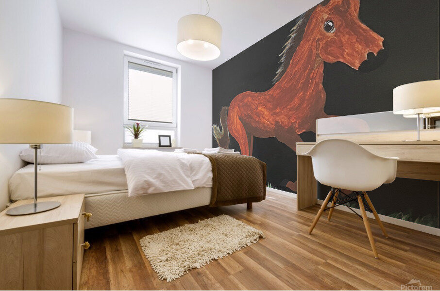 Horse Mural print