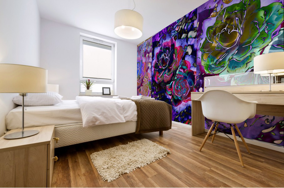 A ROSE IS A ROSE copy Mural print
