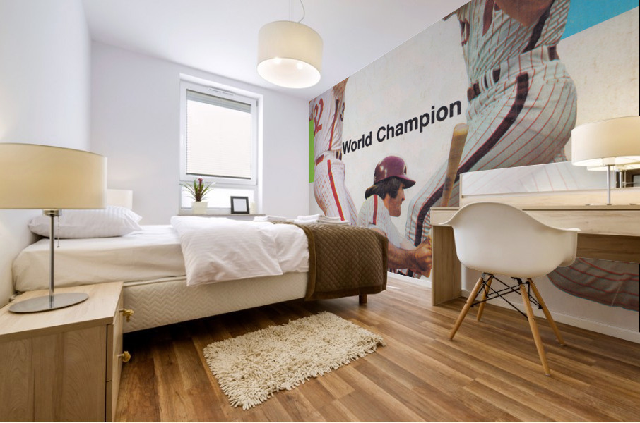 1981 Philadelphia Phillies Remix Art Mural print