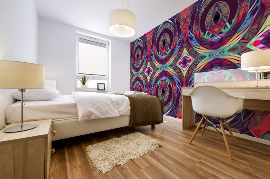 SECRET FIRE  Mural print