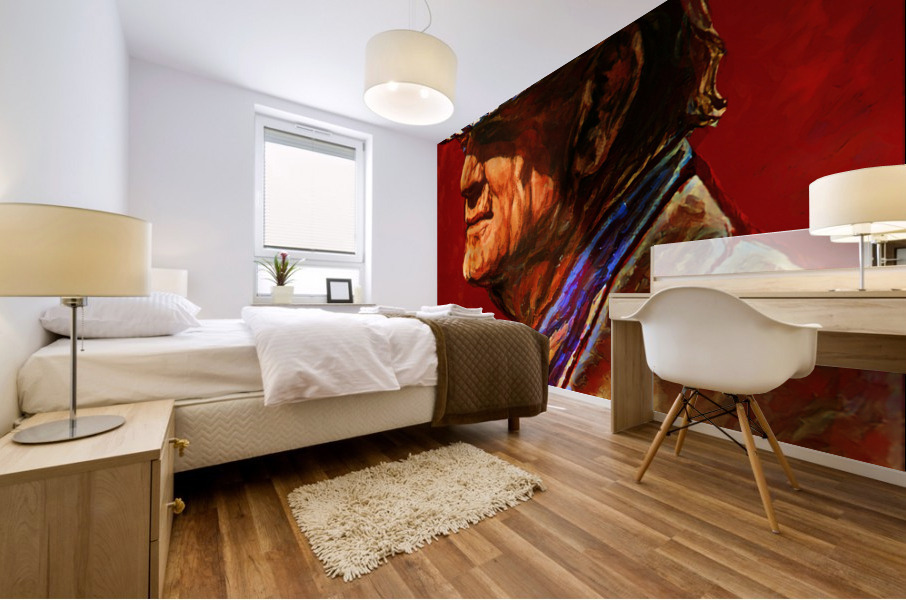 Bear Bryant Crimson Sky  Mural print