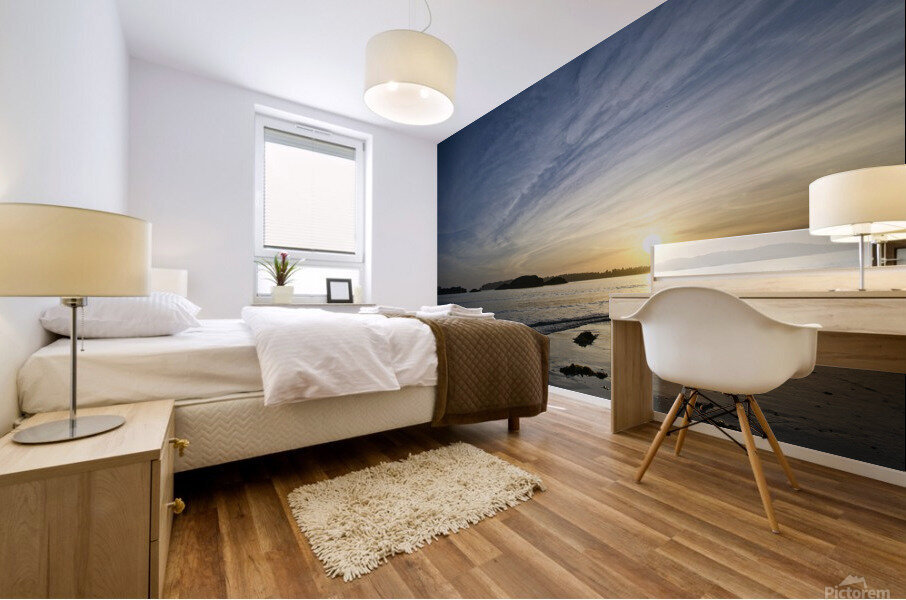 Golden Sunset Mural print