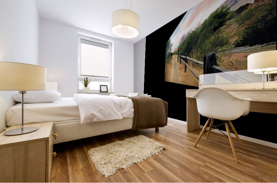 A Road Less Traveled Mural print