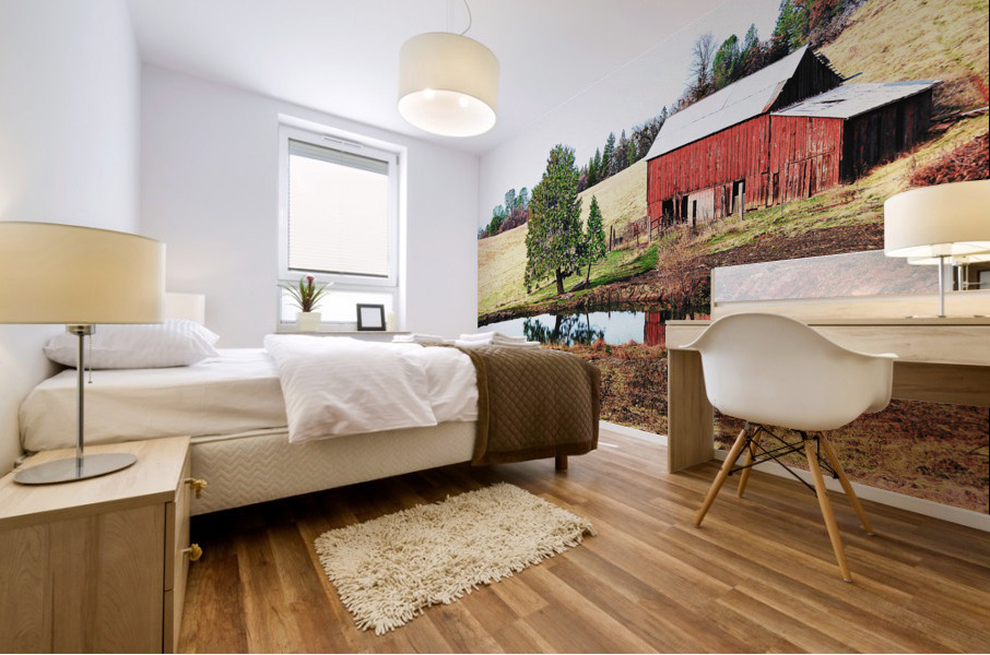 Cattle Pond Mural print