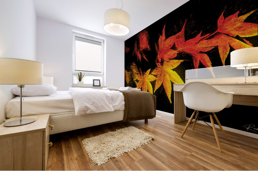 Fall Flame Mural print