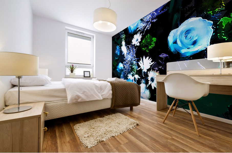 Blue Hue Mural print
