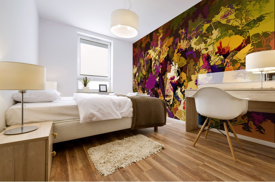 Color Bloom Mural print