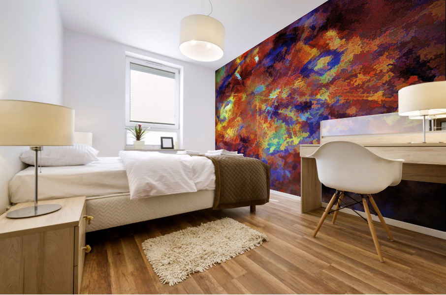 Artist Pallet Mural print