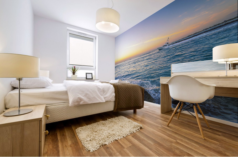 Brilliant at the Dawn   The Sailfish Tournament and Derby Collection Singer Island West Palm Beach Florida Mural print